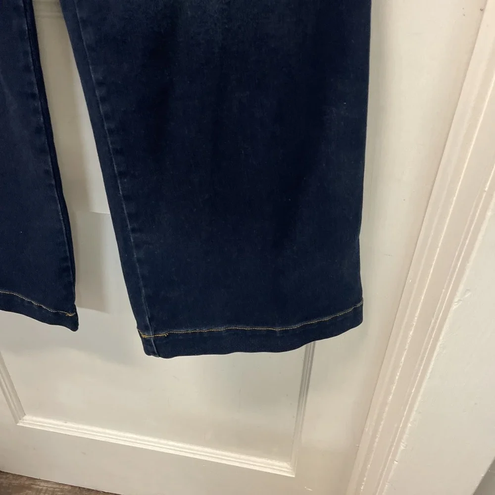 DG2 by Diane Gilman Woman's Wide Leg Jeans Dark Wash 18W NWT
